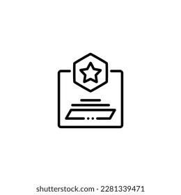 Video game journey or challenge icon