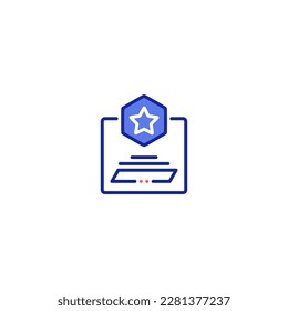 Video game journey or challenge icon