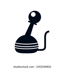 video game joystick control handle icon vector illustration design