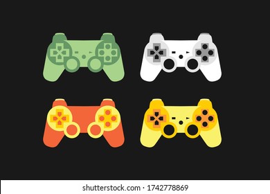 Video game joystick or controller vector illustration. using for tshirt or posters.