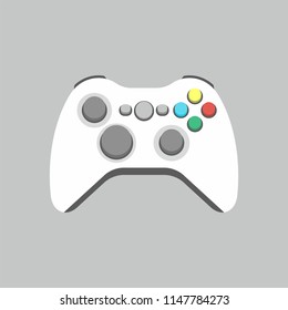 Video game Joystick icon. flat style. isolated on white background