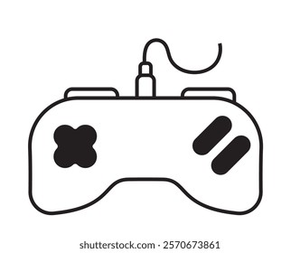 video game joystick isolated icon