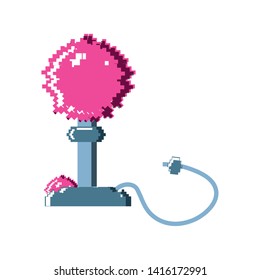 video game joystick pixelated vector ilustration