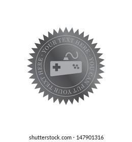 video game label art