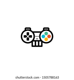 Video Game Logo Design Vector for Game App, Game Studio and Another Purpose Icon and Symbol