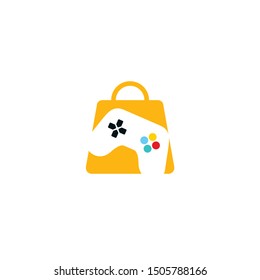 Video Game Logo Design Vector for Game App, Game Studio and Another Purpose Icon and Symbol