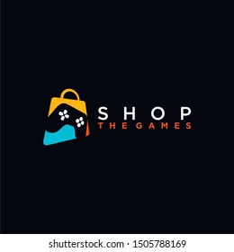 Video Game Logo Design Vector for Game App, Game Studio and Another Purpose Icon and Symbol