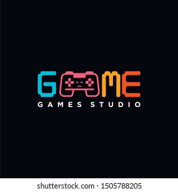 Video Game Logo Design Vector for Game App, Game Studio and Another Purpose Icon and Symbol