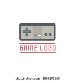 Video game logo set. emblems with gamer, vintage and modern joystick console controller, headset. isolated vector illustration for online game label template 