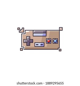 Video game logo set. emblems with gamer, vintage and modern joystick console controller, headset. isolated vector illustration for online game label template 