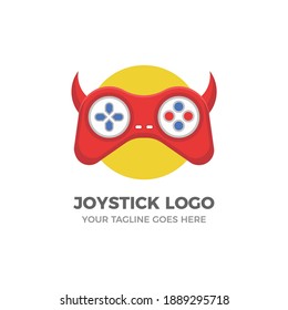 Video game logo set. emblems with gamer, vintage and modern joystick console controller, headset. isolated vector illustration for online game label template 