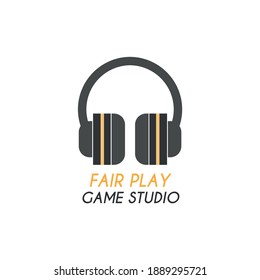 Video game logo set. emblems with gamer, vintage and modern joystick console controller, headset. isolated vector illustration for online game label template 