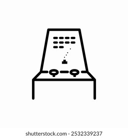video game machine icon sign vector