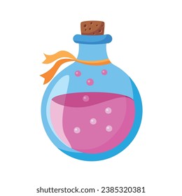 video game magic potion illustration vector isolated