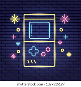 video game neon