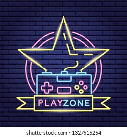 neón de videojuego
