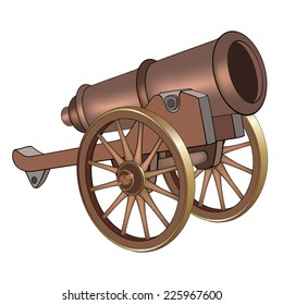 A video game object: cannon