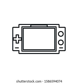 video game portable device icon vector illustration design