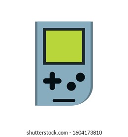 video game portable device icon vector illustration design
