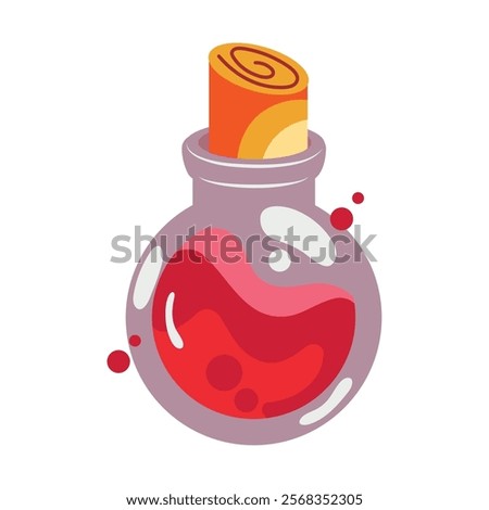 video game potion isolated icon