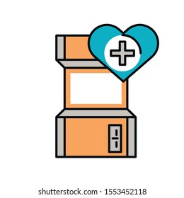 video game retro machine icon vector illustration design
