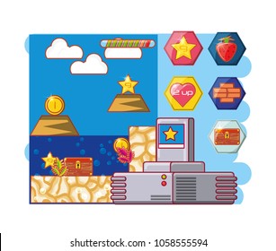 video game scene interface