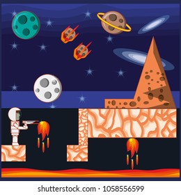 video game scene interface