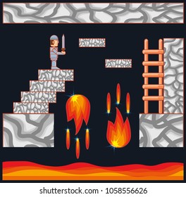video game scene interface