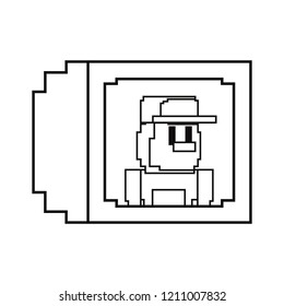 video game screen character