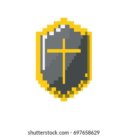 video game shield protection element icon