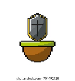 video game shield protection in the platform