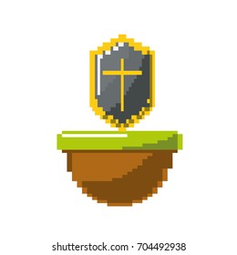 video game shield protection in the platform