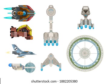 video game space ships collection