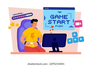 A video game streamer plays video games live for their followers.