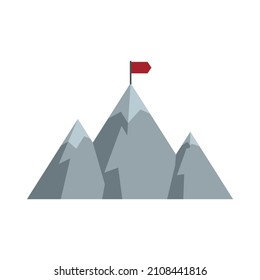 Video game target icon. Flat illustration of video game target vector icon isolated on white background