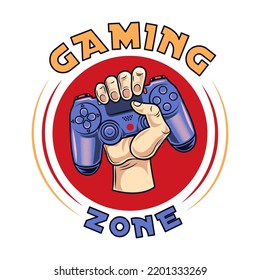 emblema del torneo de videojuegos. Colección de insignias con cráneos, almohadillas de juego, auriculares VR. Ilustraciones vectoriales para concurso de jugadores, ciberdeporte, concepto de comunidad geek