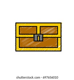 video game treasure chest with many gold