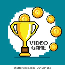 Video game trophy design