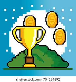 Video game trophy design