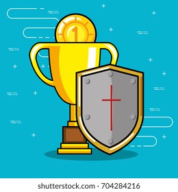 Video game trophy design
