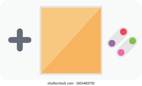 video game vector flat colour icon 