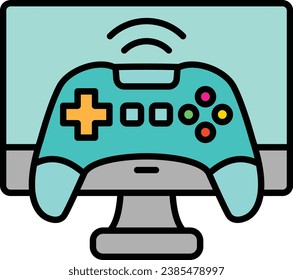 Video Game vector icon. Can be used for printing, mobile and web applications.