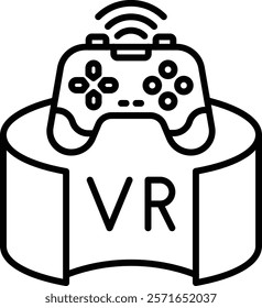 Video Game vector icon. Can be used for printing, mobile and web applications.