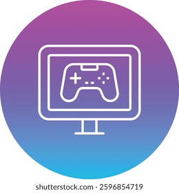 Video Game vector icon. Can be used for printing, mobile and web applications.