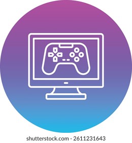 Video Game vector icon. Can be used for printing, mobile and web applications.