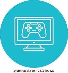Video Game vector icon. Can be used for printing, mobile and web applications.