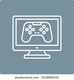 Video Game vector icon. Can be used for printing, mobile and web applications.