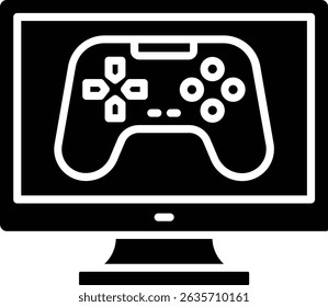 Ícone de vetor de Jogo de Vídeo. Pode ser usado para impressão, aplicativos móveis e da Web.