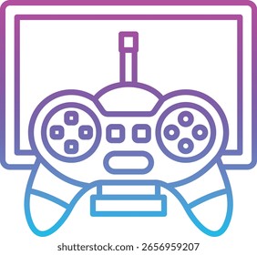 Video game vector icon. Can be used for printing, mobile and web applications.