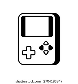 Video Game vector icon stock illustration